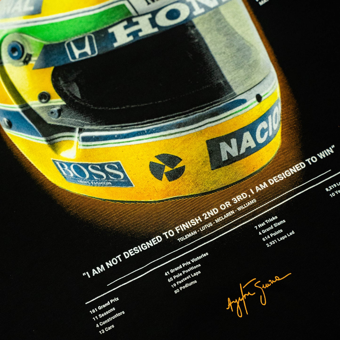 Senna: The Iconic Helmet (Color Negro)